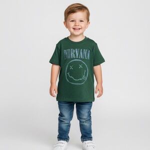 Nirvana Toddler 3T Short Sleeve Cotton Tshirt.
